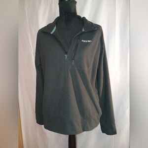 Ascend Men's Charcoal Zip-Up Sweater